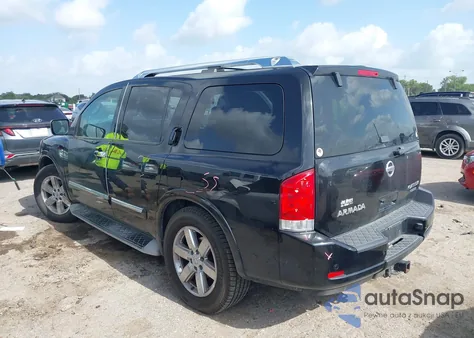 2010 Nissan Armada Platinum from USA, damaged, VIN 5N1BA0NF2AN616401